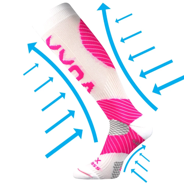 Obrázok z VOXX Protect kompresné ponožky biele 1 pár