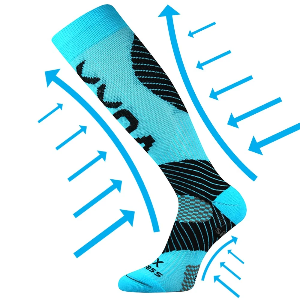 VOXX kompresné ponožky Protect neon tyrkysová 1 pár 39-42 111980