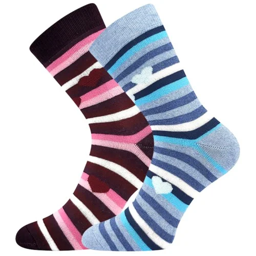 Ponožky BOMA® Stripe 2 mix A 2 páry 39-42 120532