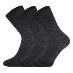 Obrázok z Ponožky BOMA Turnip čierny zvýrazňovač 3 páry