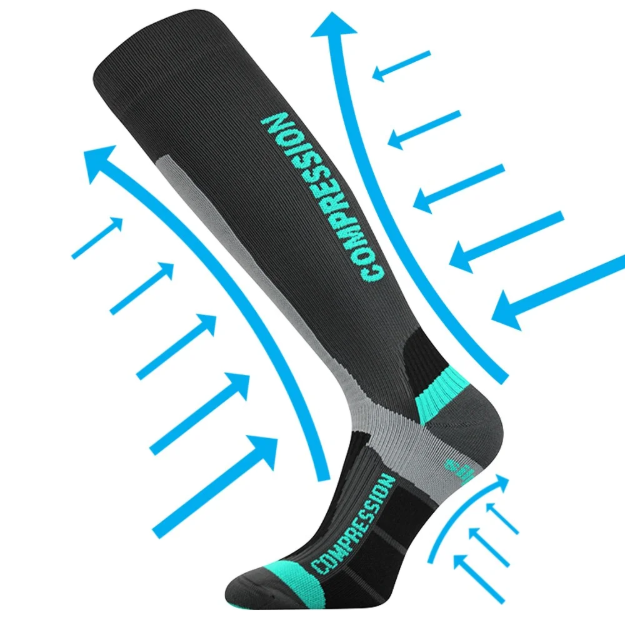 Obrázok z VOXX Signal kompresné ponožky tmavosivé 1 pár