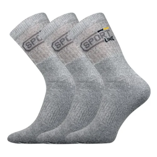 Obrázok z BOMA Ponožky Spot 3pack svetlo šedé 1 balenie