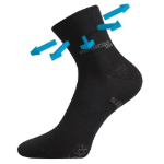 Obrázok z VOXX Mission Medicine Ponožky VoXX čierne 1 pár