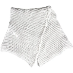 Obrázok z VOXX Šála dámská pletená VIVARO kruhová s lurexem BÍLO-STŘÍBRNÁ