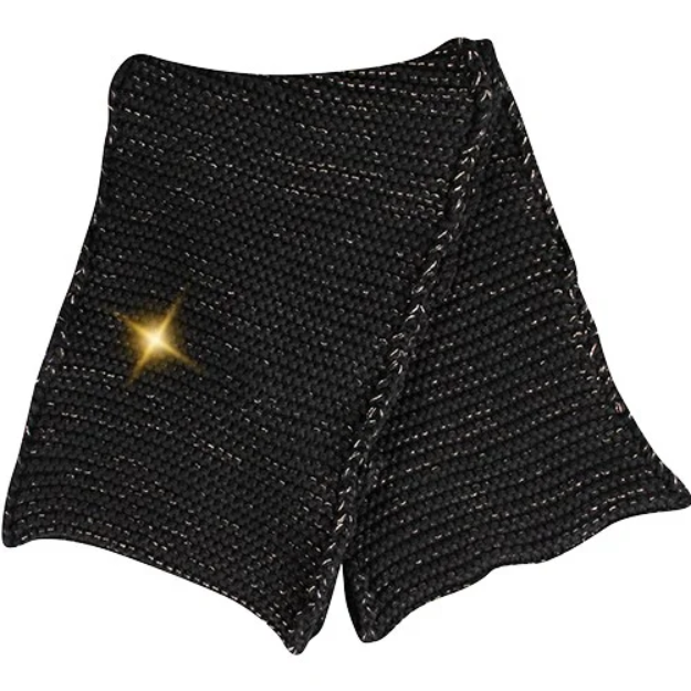 Obrázok z VOXX® Vivaro šatka čierna/zlatá 1 kus