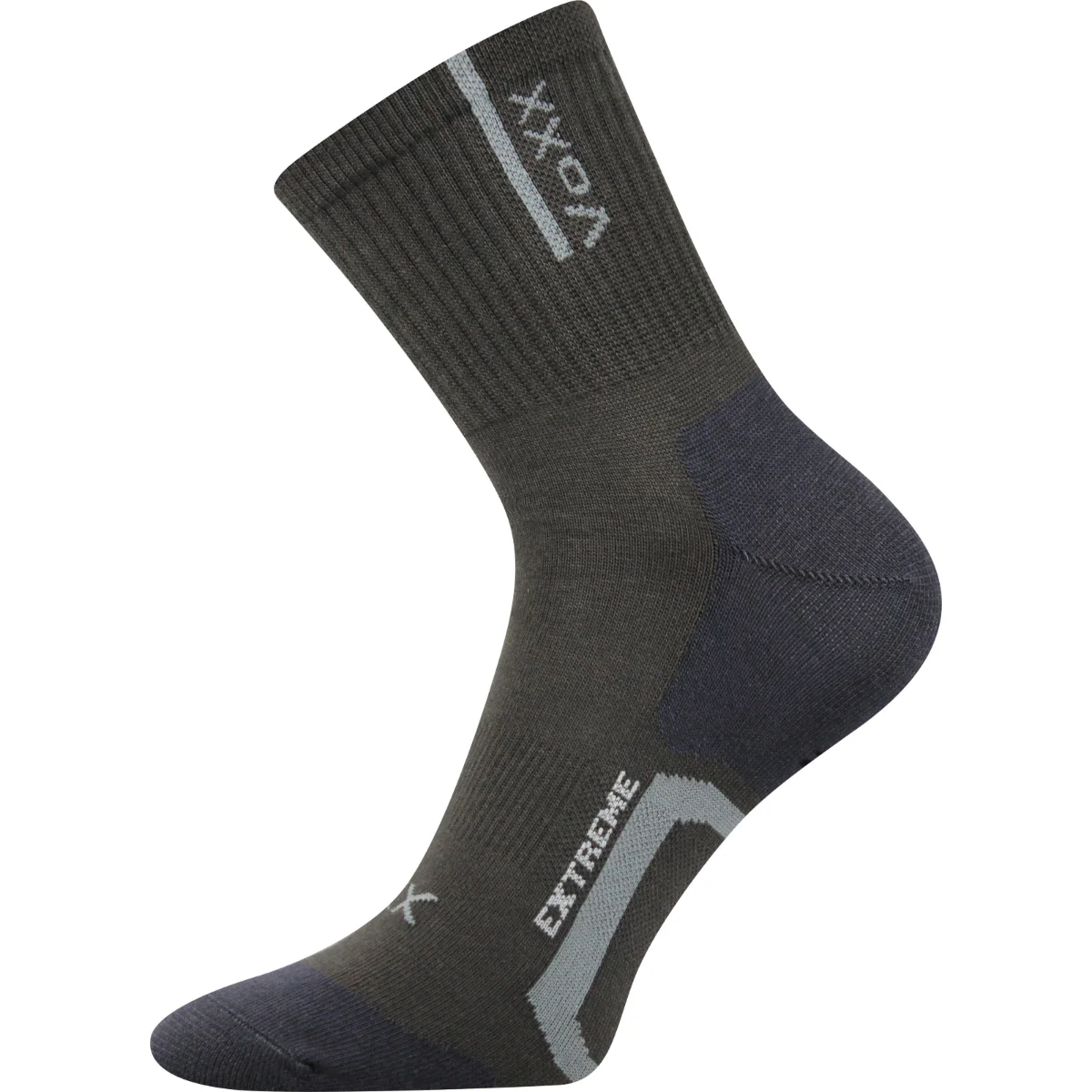 VOXX Ponožky sportovní slabé JOSEF se stříbrem TMAVĚ ZELENÉ 43-46 101326
