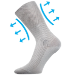 Obrázok z Ponožky LONKA Zdravan light grey 3 páry