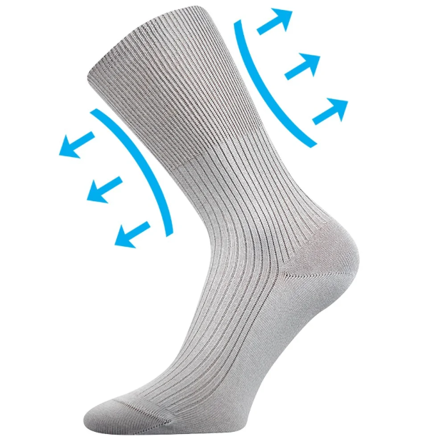 Obrázok z Ponožky LONKA Zdravan light grey 3 páry