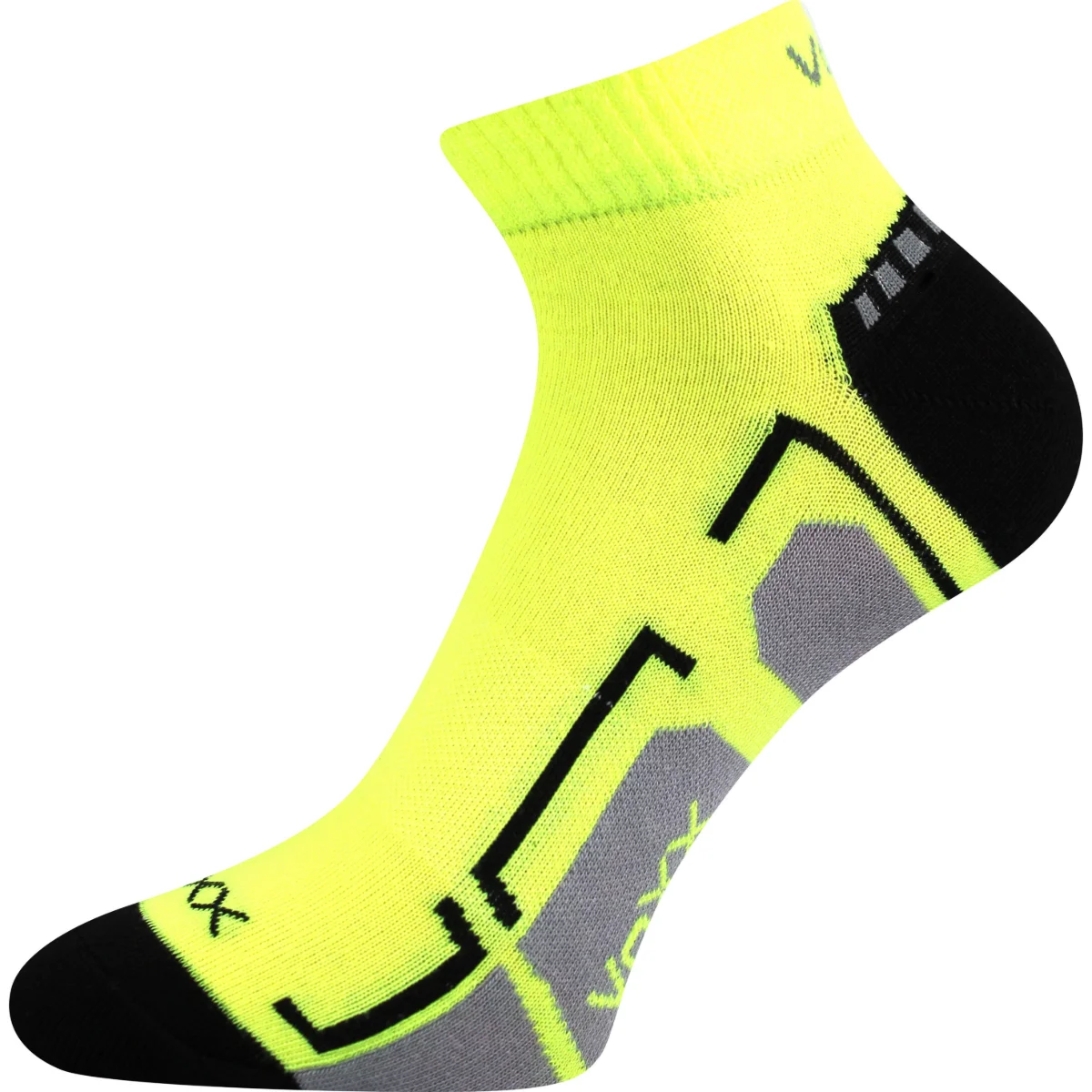 VOXX ponožky Flash neon yellow 3 páry 35-38 112516
