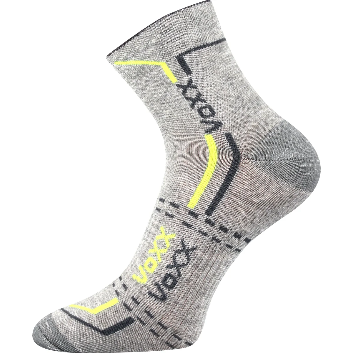 VOXX ponožky Franz 03 light grey melé 3 páry 39-42 113603