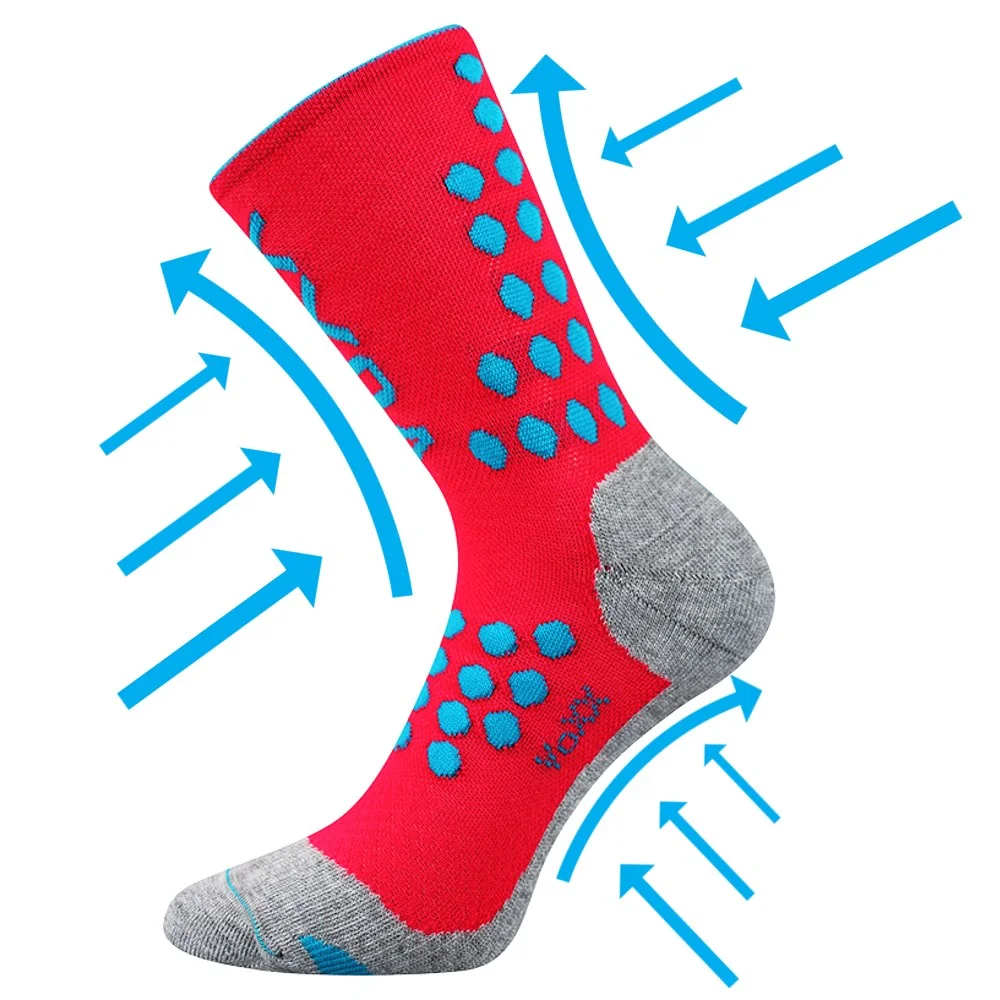 VOXX kompresné ponožky Finish neónovo ružové 1 pár 35-38 116736