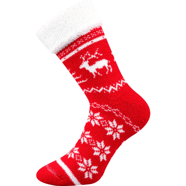 Obrázok z Ponožky BOMA Norway red 1 pár