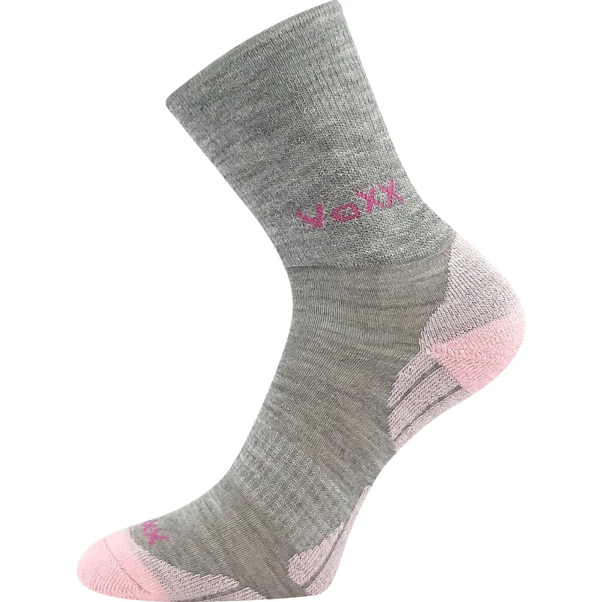 Ponožky VOXX Irizarik light grey/magenta 1 pár 35-38 118918