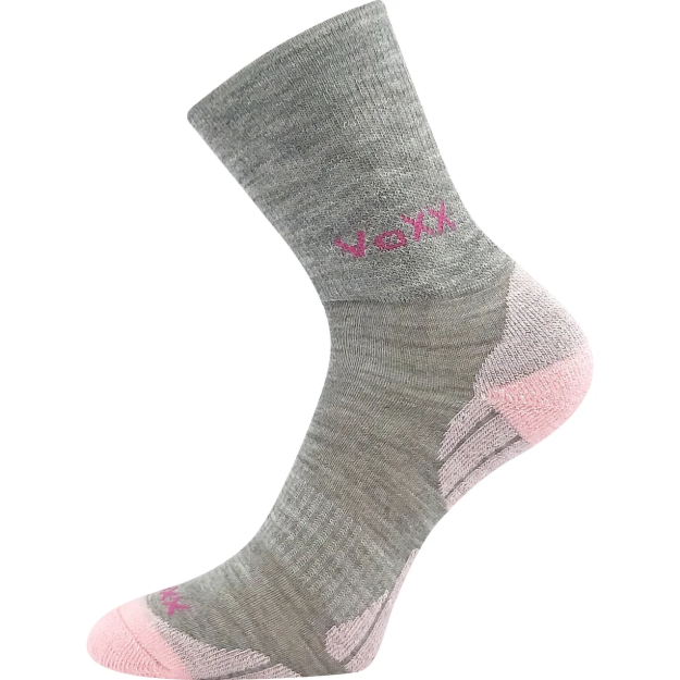 Obrázok z Ponožky VOXX Irizarik light grey/magenta 1 pár