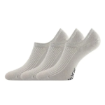 Obrázok z VOXX Ponožky extra nízké bavlněné HAGRID světle šedé (3 páry)