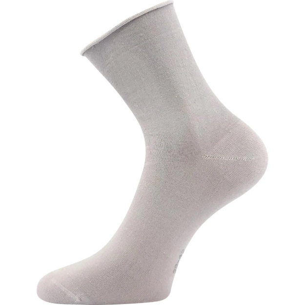Obrázok z LONKA Ponožky dámské medicine FLOUI bavlněné SVĚTLE ŠEDÉ (3 páry)