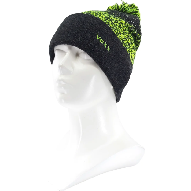 Obrázok z VOXX Čepice pánská pletená PARAGAN zimní s bambulí TMAVĚ ŠEDÁ
