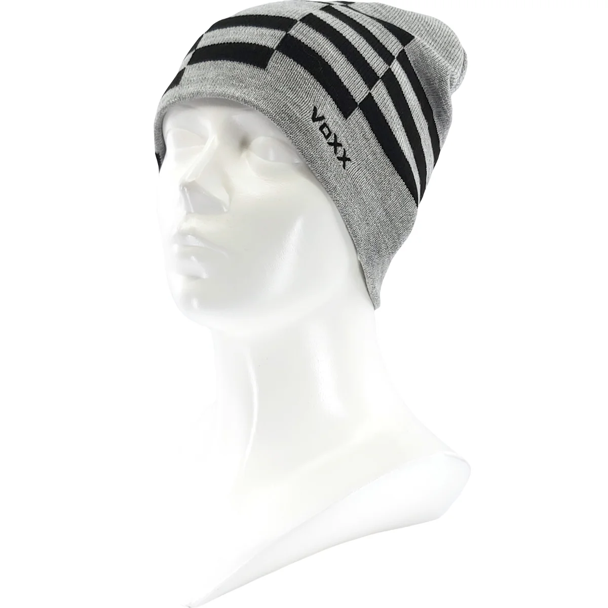 VOXX Čepice pánská pletená PICCOLO zimní SVĚTLE ŠEDÁ uni 121087