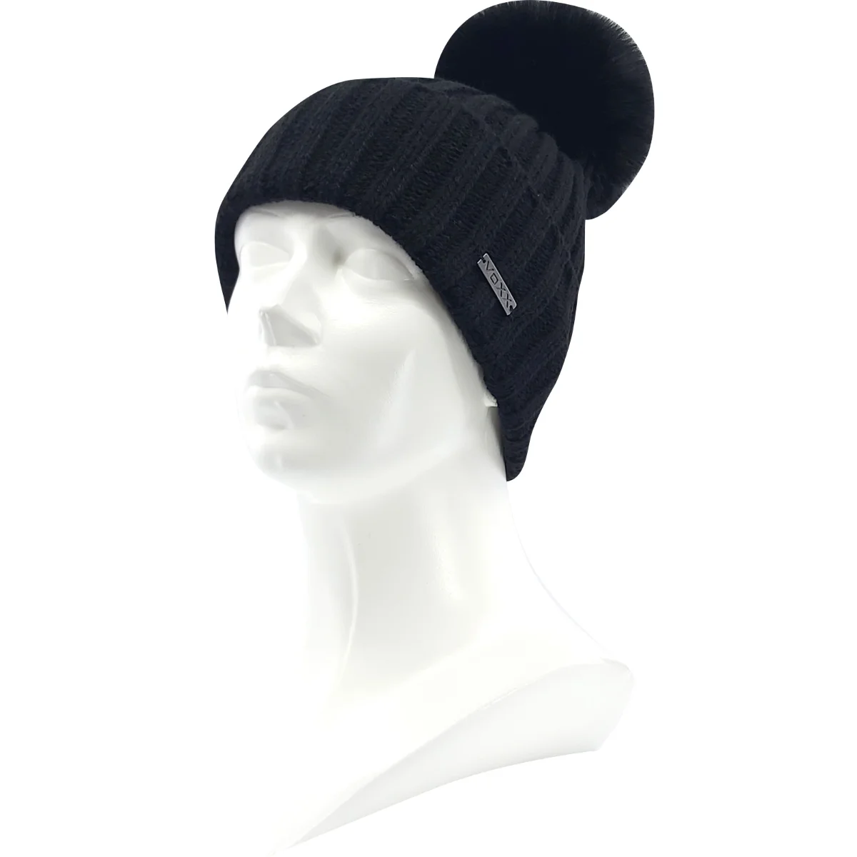 VOXX Čepice dámská pletená KORANDA s viskózou ČERNÁ uni 121067