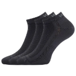 Obrázok z VOXX Ponožky nízké sportovní MORFAN z modalu TMAVĚ ŠEDÉ (3 páry)