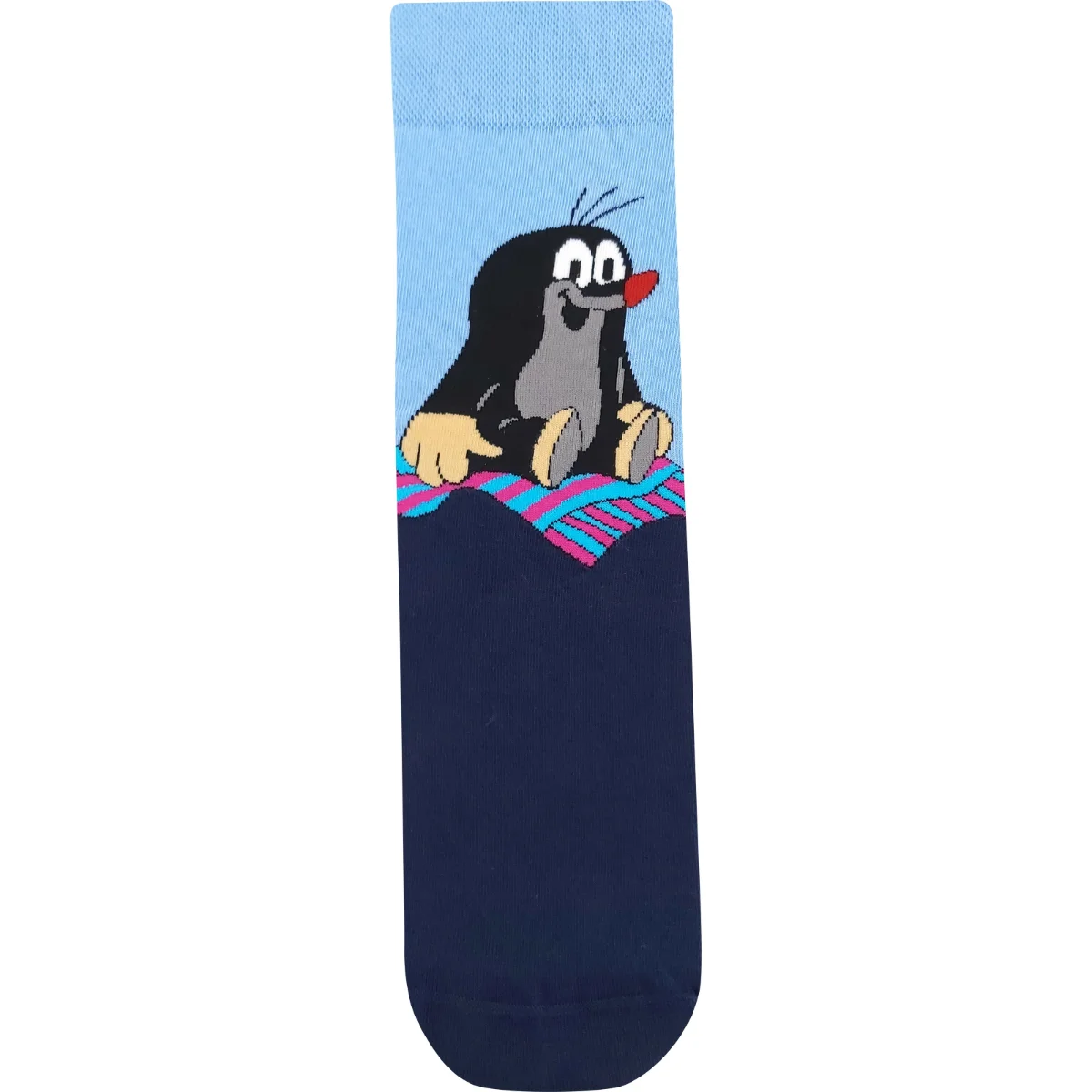 BOMA Ponožky společenské KR 211 s obrázkem Krtka TMAVĚ MODRÉ (3 páry) 35-38 124741