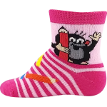 Obrázok z BOMA Ponožky kojenecké KRTEČEK obrázkové mix pro holčičky (3 páry)