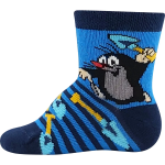 Obrázok z BOMA Ponožky kojenecké KRTEČEK obrázkové mix pro kluky (3 páry)