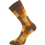 Obrázok z LONKA Ponožky bavlněné kostkované DEKOSTKAN se stříbrem MIX B (3 páry)