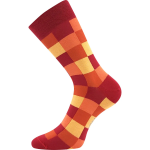 Obrázok z LONKA Ponožky bavlněné kostkované DEKOSTKAN se stříbrem MIX B (3 páry)