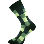 Obrázok z LONKA Ponožky bavlněné kostkované DEKOSTKAN se stříbrem MIX C (3 páry)