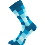 Obrázok z LONKA Ponožky bavlněné kostkované DEKOSTKAN se stříbrem MIX C (3 páry)