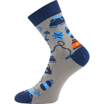 Obrázok z LONKA Ponožky společenské vtipné DEVIVE s obrázky GYM (3 páry)