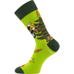 Obrázok z BOMA Ponožky společenské KR 211 s vánočním obrázkem Krtka ZELENÉ (3 páry)