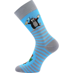 Obrázok z BOMA Ponožky společenské KR 111 s obrázkem Krtka MIX 2 barevné (3 páry)