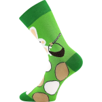 Obrázok z LONKA Ponožky obrázkové DEASTER s velikonočním motivem ZAJÍCE (3 páry)