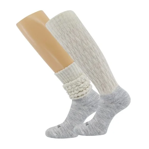 VOXX Ponožky dámské zimní NARVIK s merinem a alpakou REŽNÉ MELÉ 35-38 125334