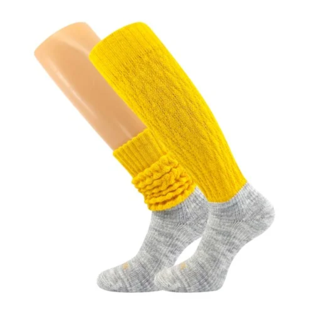 Obrázok z VOXX Ponožky dámské zimní NARVIK s merinem a alpakou ŽLUTÉ