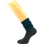 Obrázok z VOXX Ponožky dámské zimní NARVIK s merinem a alpakou PETROLEJOVÉ