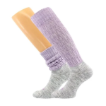 Obrázok z VOXX Ponožky dámské zimní NARVIK s merinem a alpakou SVĚTLE FIALOVÉ