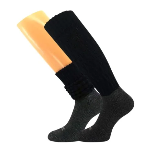 Obrázok z VOXX Ponožky dámské zimní NARVIK s merinem a alpakou ČERNÉ