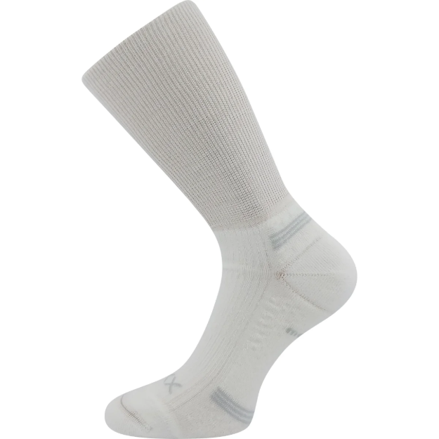 Obrázok z VOXX Ponožky dvouvrstvé s jemným lemem WANAK z merino vlny BÍLÉ