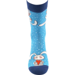 Obrázok z LONKA Ponožky společenské vtipné DEVIVE s obrázky ZAJÍČKŮ (3 páry)