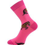 Obrázok z LONKA Ponožky dívčí slabé HORSIK s KONÍČKY (3 páry)