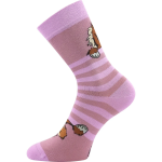 Obrázok z LONKA Ponožky dívčí slabé HORSIK s KONÍČKY (3 páry)