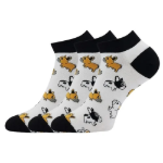 Obrázok z LONKA Ponožky barevné DEWOW s obrázky PEJSKŮ (3 páry)