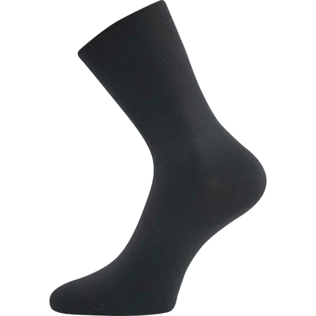 Obrázok z LONKA Ponožky dámské HARMONA s medicine lemem ČERNÉ (3 páry)