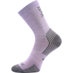 Obrázok z VOXX Ponožky dětské slabé z merino OPTIMALIK s ionty stříbra SVĚTLE FIALOVÉ (3 páry)