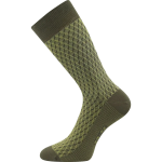 Obrázok z LONKA Ponožky pánské společenské ŽERYK s bavlnou KHAKI (3 páry)