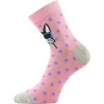 Obrázok z BOMA Ponožky dámské LEYKA obrázkové MIX A s pejsky (3 páry)