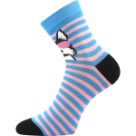 Obrázok z BOMA Ponožky dámské LEYKA obrázkové MIX A s pejsky (3 páry)